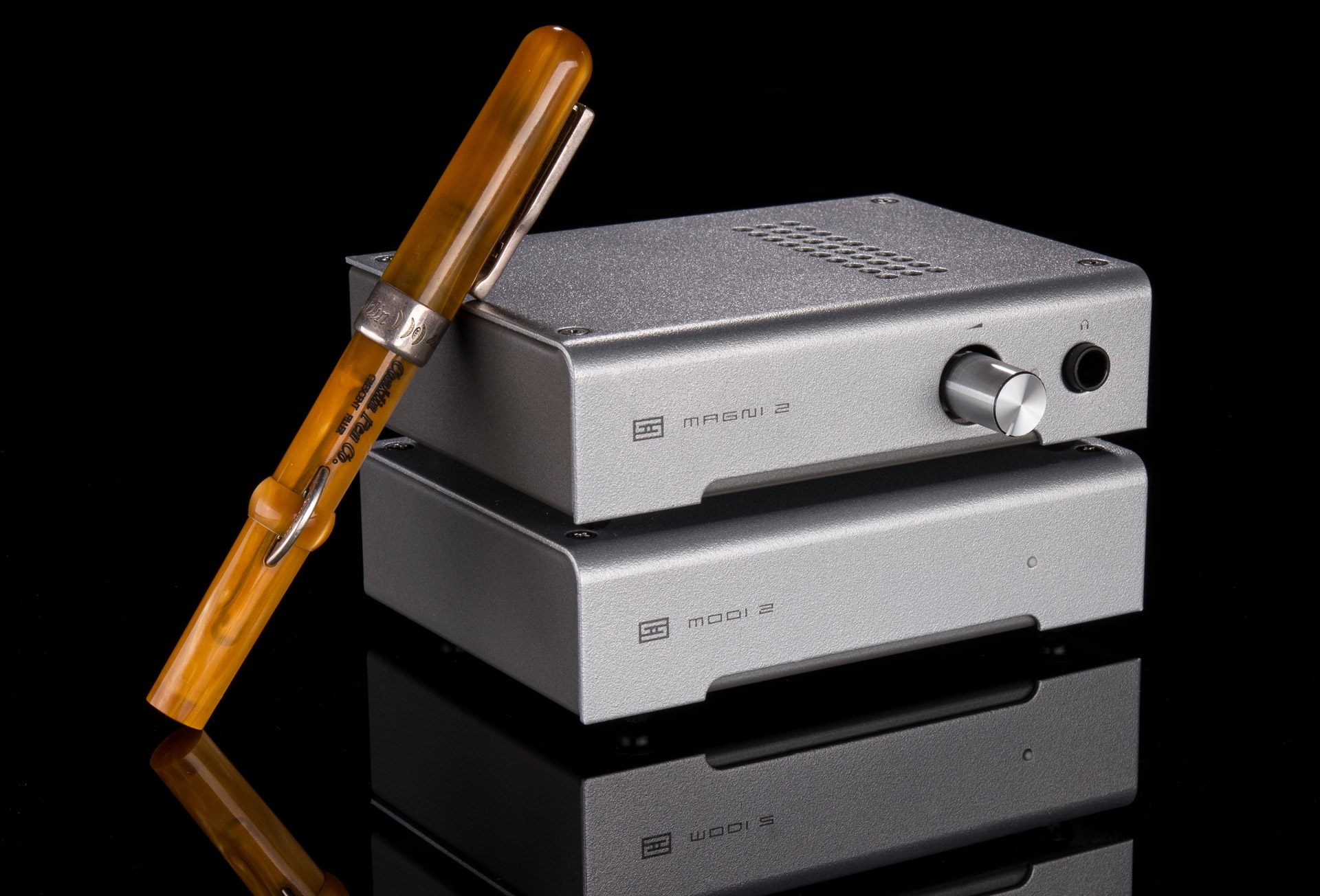 Schiit Audio, Headphone amps and DACs made in USA.